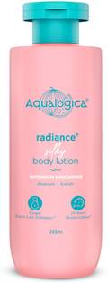 Aqualogica Radiance+ Silky Body Lotion | Long Lasting Intensive Deep 24H Moisturization
