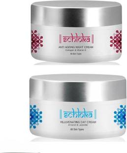 Modicare Schloka Anti Ageing Night Cream & Rejuvenating Day Cream Combo – 2 x 50g
