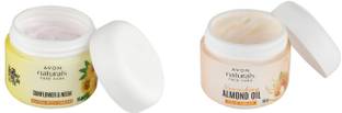 Avon Naturals Almond Oil Cold Cream, Sunflower & Neem Cold Cream (50Gram Each)