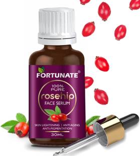 FORTUNATE Rosehip Face Serum with Rosehip & Vitamin C for Glowing Skin