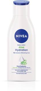 NIVEA Aloe Hydration, Light Lotion Moisturizer, Deep Moisture Serum, Natural Aloe Vera