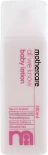 Mothercare All We Know Baby Lotion| Natural Extract Gently Moisturises Delicate Skin
