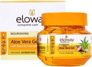 Eloway Aloevera gel with Kesar and Chandan for Face - 100g,