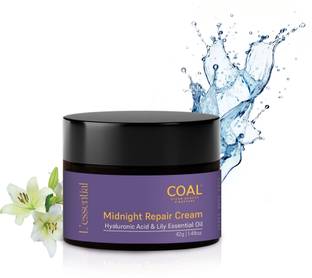 COAL CLEAN BEAUTY Midnight Repair Cream for Women|Makes Skin Plump,Smooth & Refined|VitaminB5