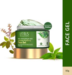 Lotus Botanicals Neem, Tulsi & Salicylic Acid Anti-Acne Purifying Face Gel|Prevent Acne & Pimples