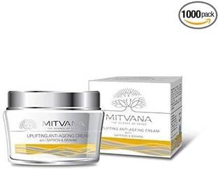 Mitvana Uplifting Anti Ageing Cream 50g with Saffron,Brahmi & Palash