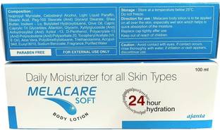 MelaCare Soft body lotion 24 hour hydration
