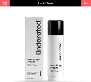 UNDERATED Insta Bright Skin Brightening Cream PoweredWith Berries & Shea butters