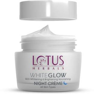 LOTUS HERBALS Whiteglow Skin Whitening & Brightening Nourishing Night Creme (40g)