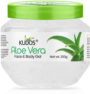 KUDOS Aloevera Face & Body Gel With Rose & Lemon | 20g