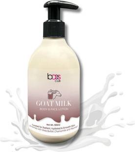 baes club Goat Milk Body & Face Lotion With Goat Milk, Shea Butter & chamomile flower