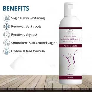 ACTIWOW Natural Actives Intimate & Intense Whitening Facial Day Cream With Anti-Aging Intimate Cream