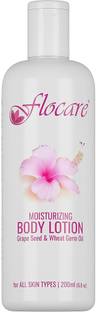 Flocare Moisturizing Body Lotion with Grape Seed & Wheat Germ Oil