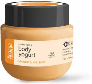 anaaya Body Yogurt | Mango & Hibiscus | Moisturising gel | Instant Absorb & Non Sticky