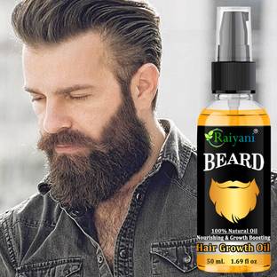 Raiyani Thick & Strong Beard Growth Oil for Fuller Beard