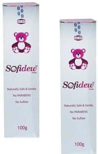 Sofidew Cream | Parabens Free Baby Cream | Baby Cream | Pack of 2 |
