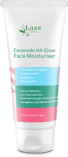 LASS NATURALS Ceramide HA Glow Face Moisturizer l Dry to Normal | Daily Hydration
