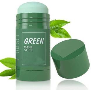 HUZURLU Anti Acne Oil Control Green Tea Purifying Clay Stick Mask Face