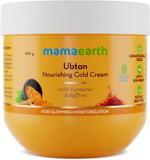 Mamaearth Ubtan Nourishing Cold Cream for Winter with Turmeric & Saffron