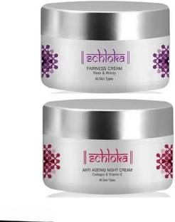 Modicare Schloka Fairness Cream and Night Cream (50ml + 50ml) Pack of 2 Combo