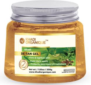 khadi ORGANIQUE De Tan Face Massage Gel Tightens Skin & Fade Dark Spots