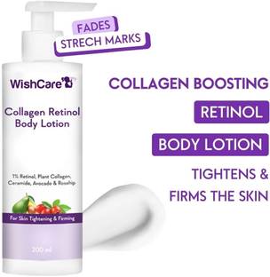 WishCare Collagen 1% Retinol Body Lotion - Skin Tightening & Firming - With Niacinamide