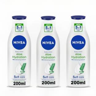 NIVEA Aloe Hydration body lotion pack of 3