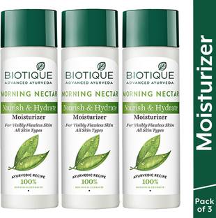 BIOTIQUE Morning Nectar Nourishing Lotion 570ml (190ml x 3)