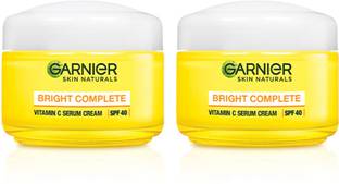 GARNIER Bright Complete Serum Cream SPF 40 45g (Pack of 2)
