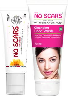 NO SCARS Day Cream with Sunscreen SPF 30PA+++ with With Aloevera Face Wash