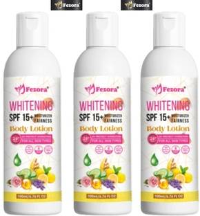 Fezora Vitamin Moisturising Body Lotion, Face Moisturizer for Dry Skin Women men