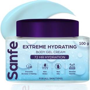 Sanfe Extreme Hydrating Body Gel Cream Long Lasting Moisturization For Dry Flaky Skin