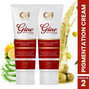 CO Beauty Glow Cream With Kojic Acid & Olive Oil | Reduce Dark Spots & Blemishes