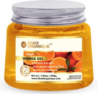 khadi ORGANIQUE Orange Refreshing Face Massage Gel For Radiant & Glowing Skin