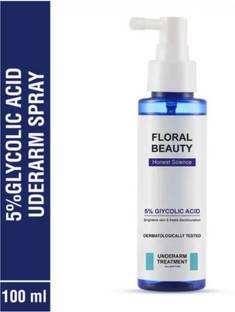 Natural ambience hub 5% Glycolic Acid Underarm Brightening Spray Treatment (100ml) | Multipurpose Exfoliating Toner For Dark Spots On Face & Body | Reduces