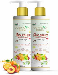 Aarogya India Mix Fruit Body Lotion | Refreshing Hydration | With Goodness of Mix Fruit P2