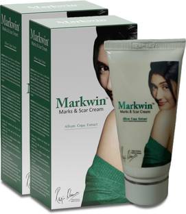 Markwin Mark & Scar Cream | Stretch Marks & Wrinkle Cream with Vitamin E- Pack of 02