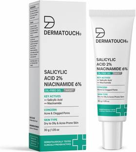 Dermatouch Salicylic Acid 2% Niacinamide 6% Anti-Acne Oil-Free Gel For Acne & Oil Balancing