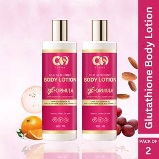 CO Luxury Glutathione Body Lotion with Kojic Acid | Skin Whitening & Brightening