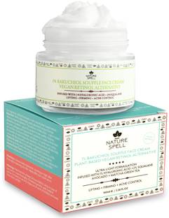 Nature Spell Vegan Retinol Face Moisturizer - Infused with Hyaluronic Acid-Made in the UK