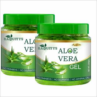 RAQUITYS green face aloevera gel 100% pure and natural