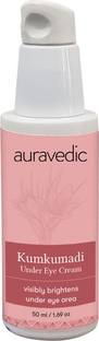 AURAVEDIC Kumkumadi under eye cream for dark circles for women men with Kumkumadi tailam