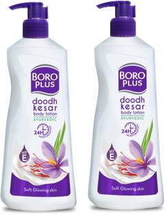 BOROPLUS Doodh Kesar Lotion 400ml - Pack of 2