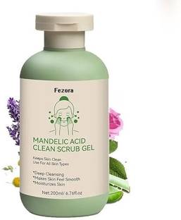 Fezora Mandelic Acid Cleansing Gel with Aloe, Rose & Chamomile - Deep Moisturizing Face
