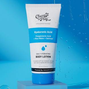 Chemist at Play Hydrating Body Lotion - Skin Moisturization with Rice Water & Hyaluronic acid