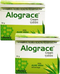 alograce Best Aloe Vera Cream (pack of 2) 50g