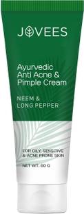 JOVEES Ayurveda Neem & Long Pepper Anti Acne & Pimple Cream