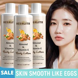Regolith Almond Lotion Help to Soften And Smooth Rough Patches of Skin
