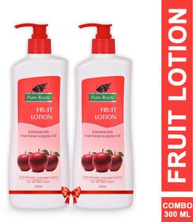 Pure Roots Fruit Lotion - Pack of 2 ( 300ml * 2 )