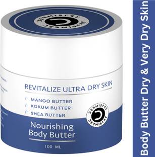 DERMISTRY Deep Hydration Body Butter for Dry Skin with Shea Kokum Butter Coffee for Women